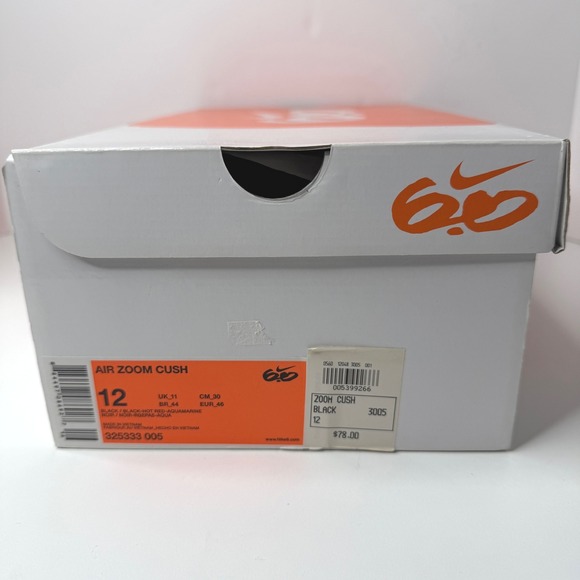 Nike 6.0 Zoom Cush DEADSTOCK Size 12 NEW‎ IN BOX Vintage - Picture 4 of 7